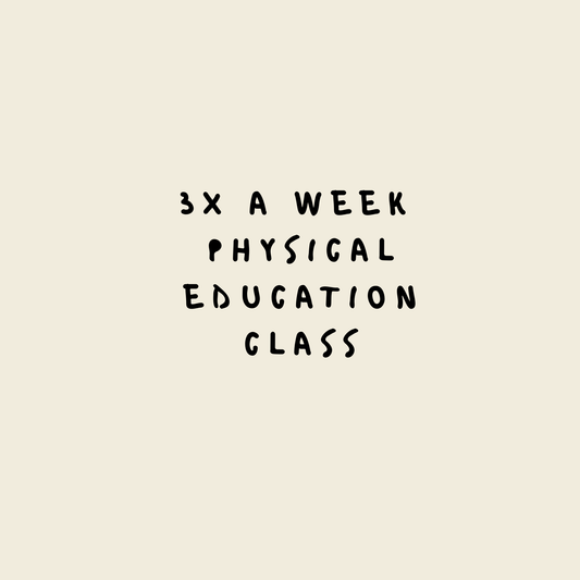 PE Class 3x/week
